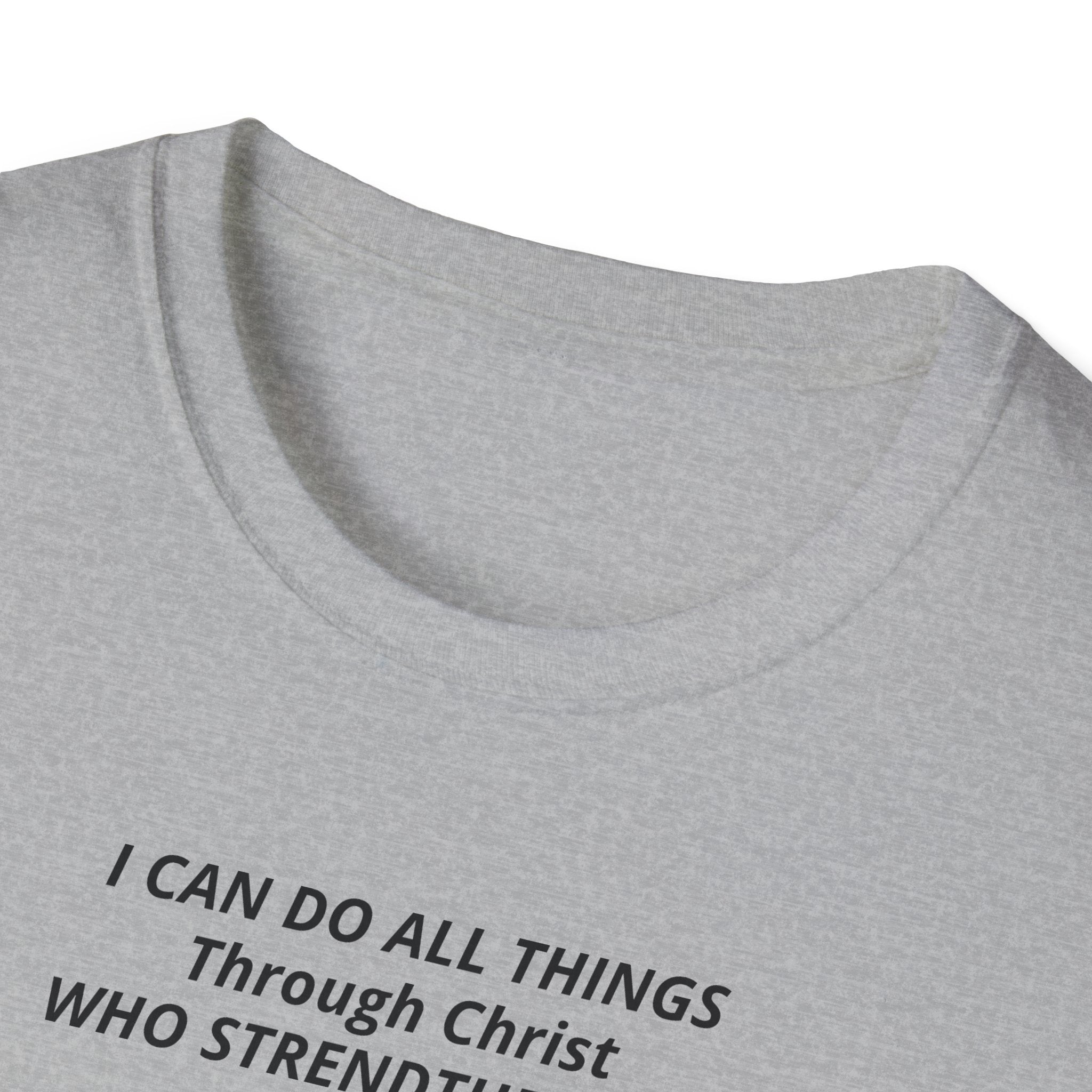 Butterfly Faith T-Shirt — "I Can Do All Things Through Christ" Inspirational Christian Tee