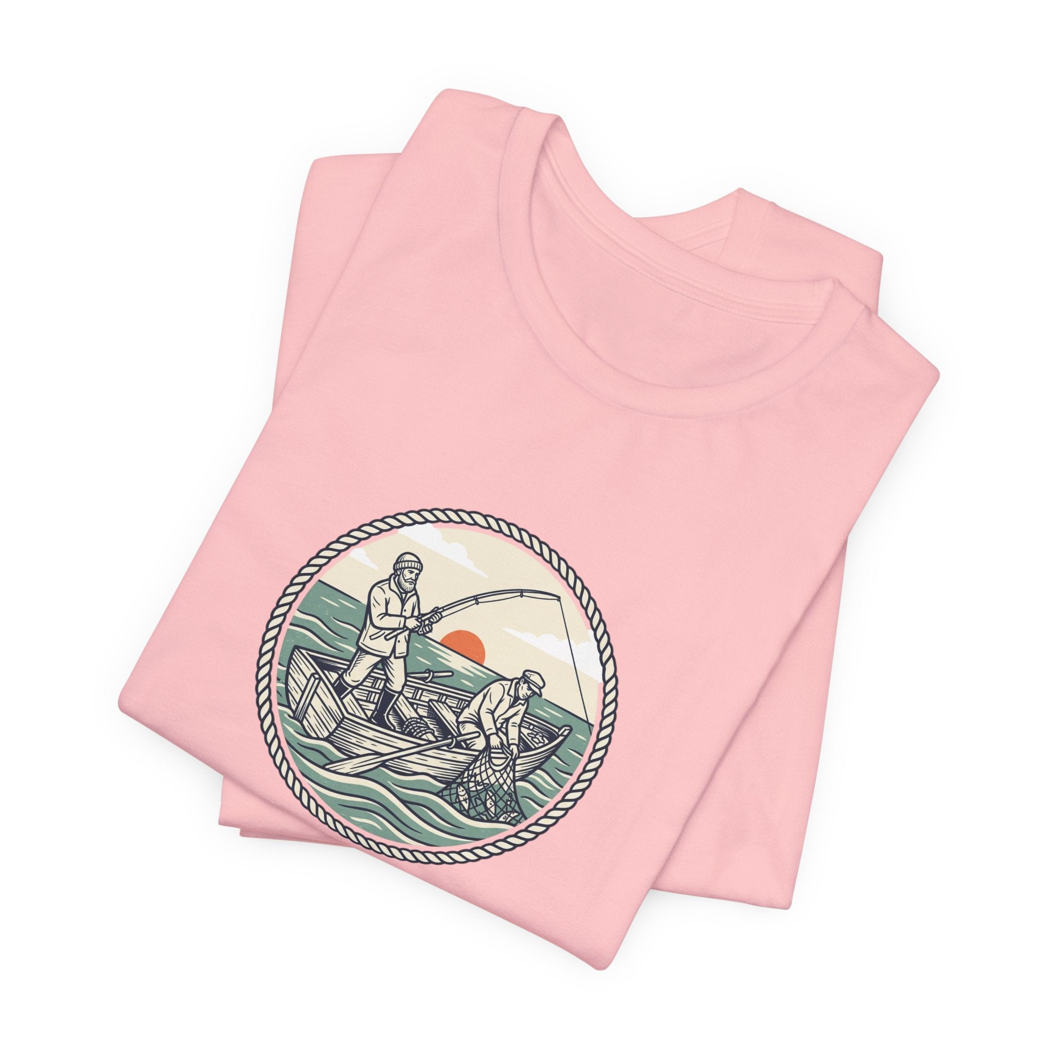 Follow Me Fishermen T-Shirt – Matthew 4:19 Christian Fishing Tee