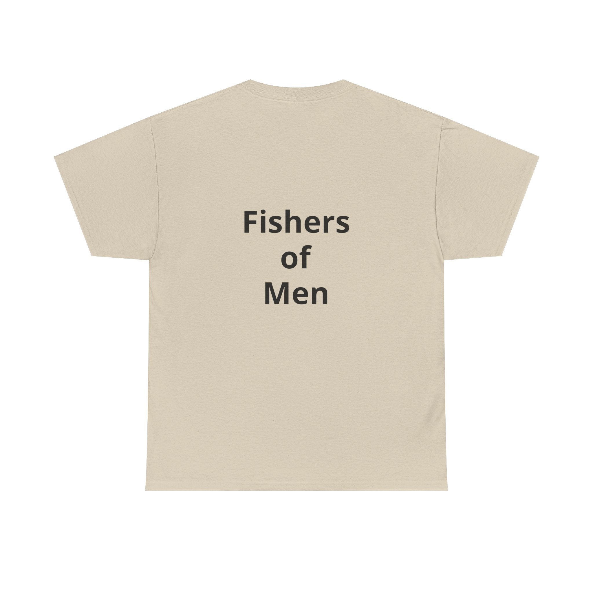 Christian Fish Tee — "Fish of Life" Front + "Fishers of Men" Back