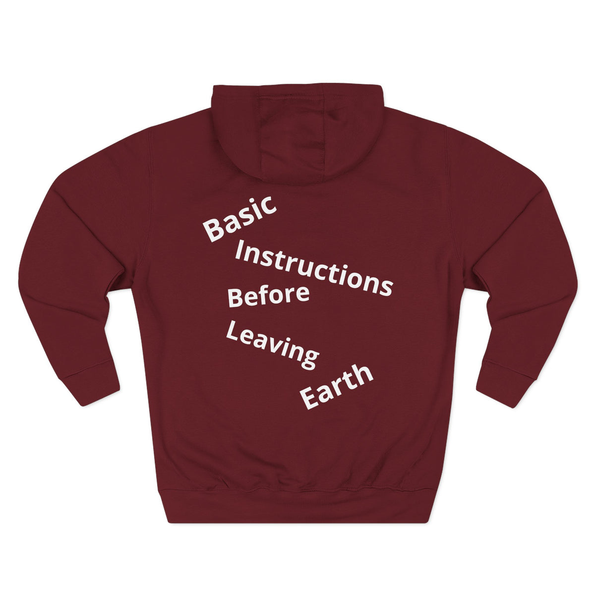 Bible Verse Hoodie — 2 Timothy 2:15 Open Book Design (Basic Instructions Before Leaving Earth)