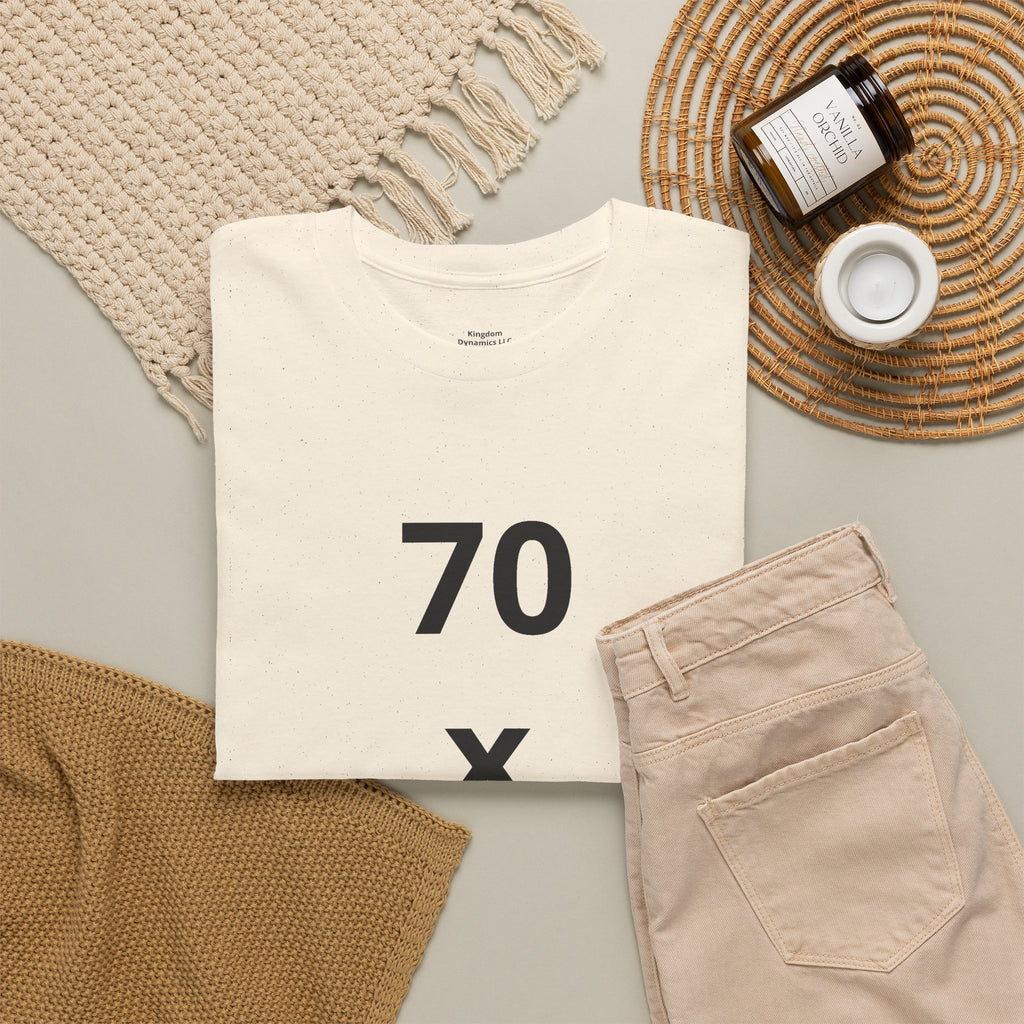 Christian Tee — "7 x 70" Matthew 18:22 Forgiveness T-Shirt