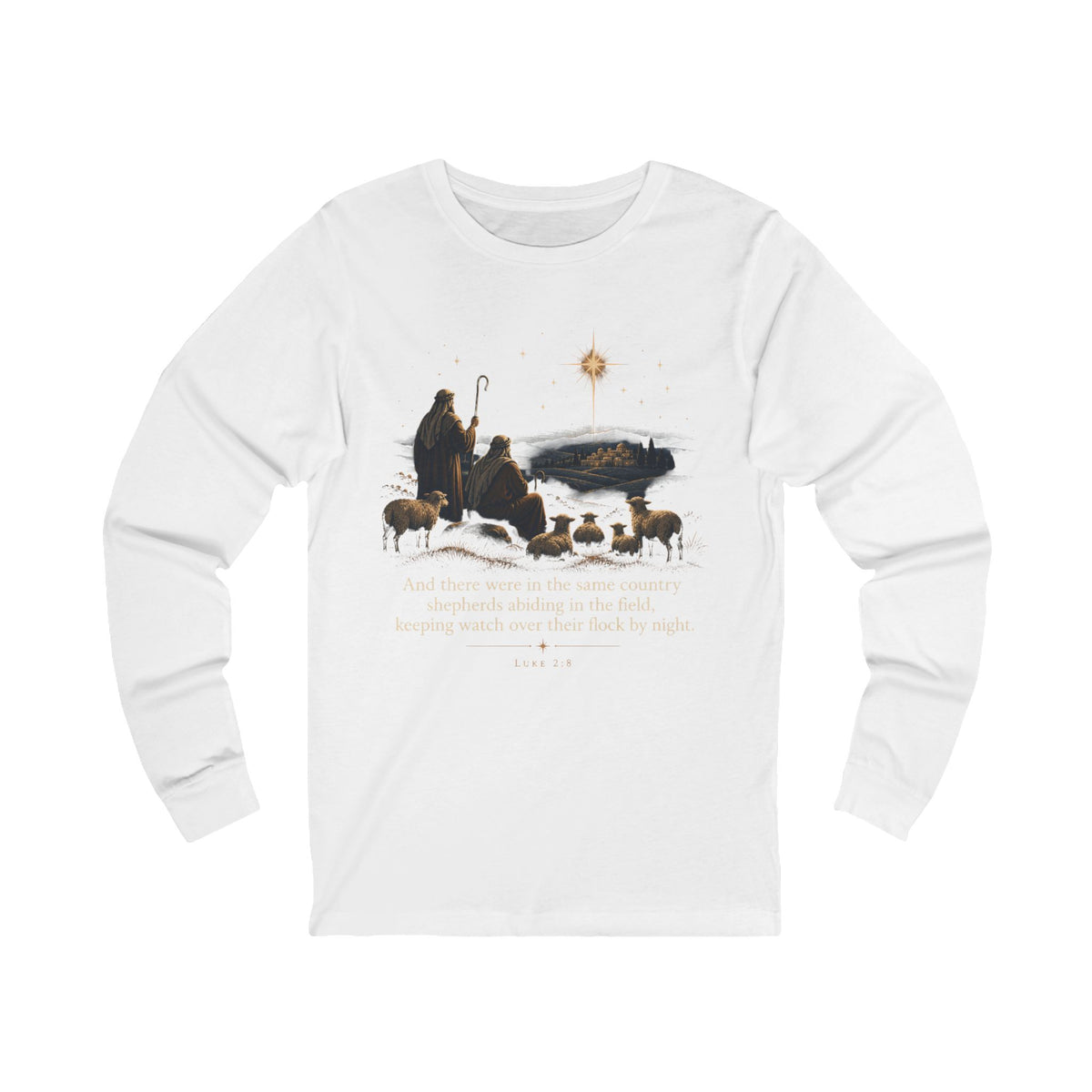 Nativity Scene Christmas Long Sleeve T-Shirt