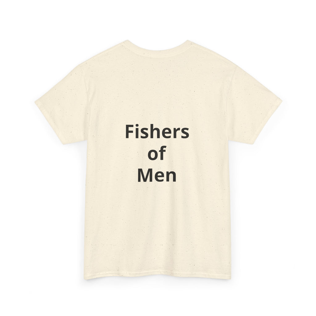 Christian Fish Tee — "Fish of Life" Front + "Fishers of Men" Back