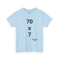 Christian Tee — "7 x 70" Matthew 18:22 Forgiveness T-Shirt