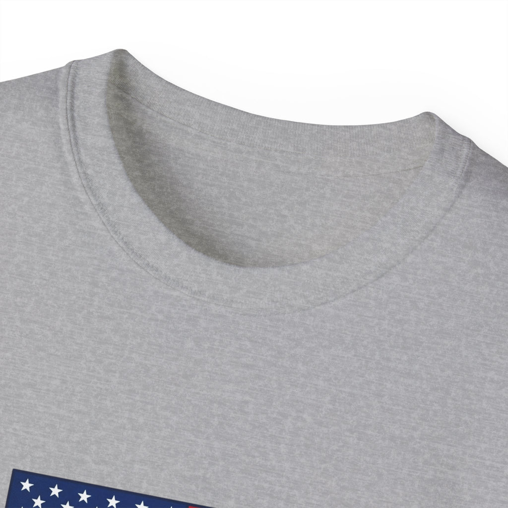 American Flag Psalm 33:12 T-Shirt — Patriotic Christian Tee