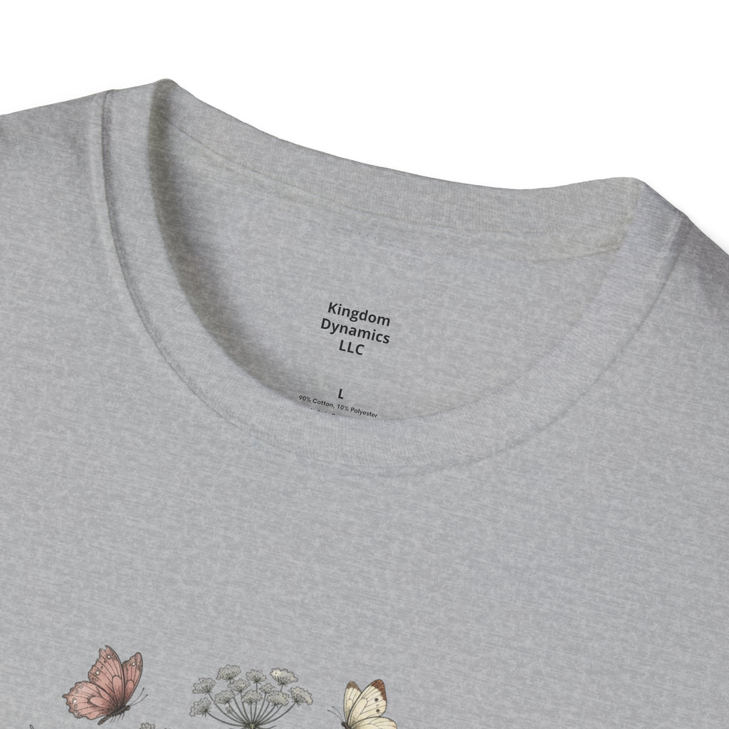 Butterfly Faith T-Shirt — "I Can Do All Things Through Christ" Inspirational Christian Tee