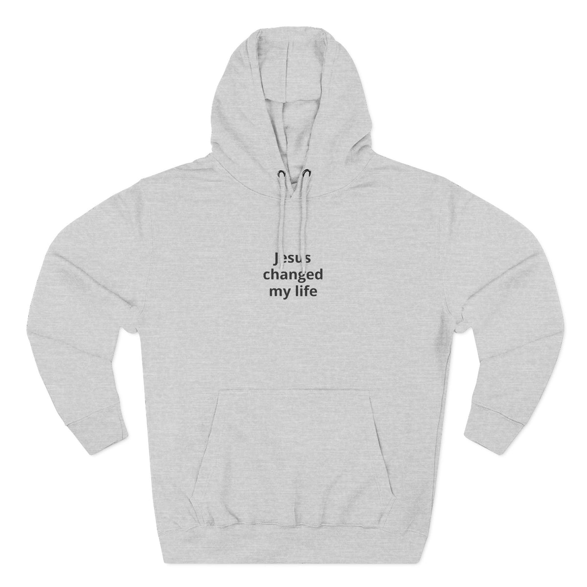 Three-Panel Fleece Hoodie