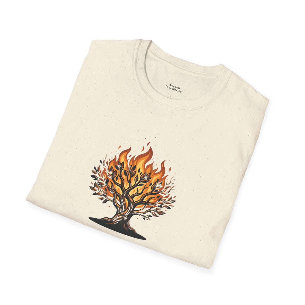 Burning Bush T-Shirt - Exodus 3:1-5 Christian Faith Tee