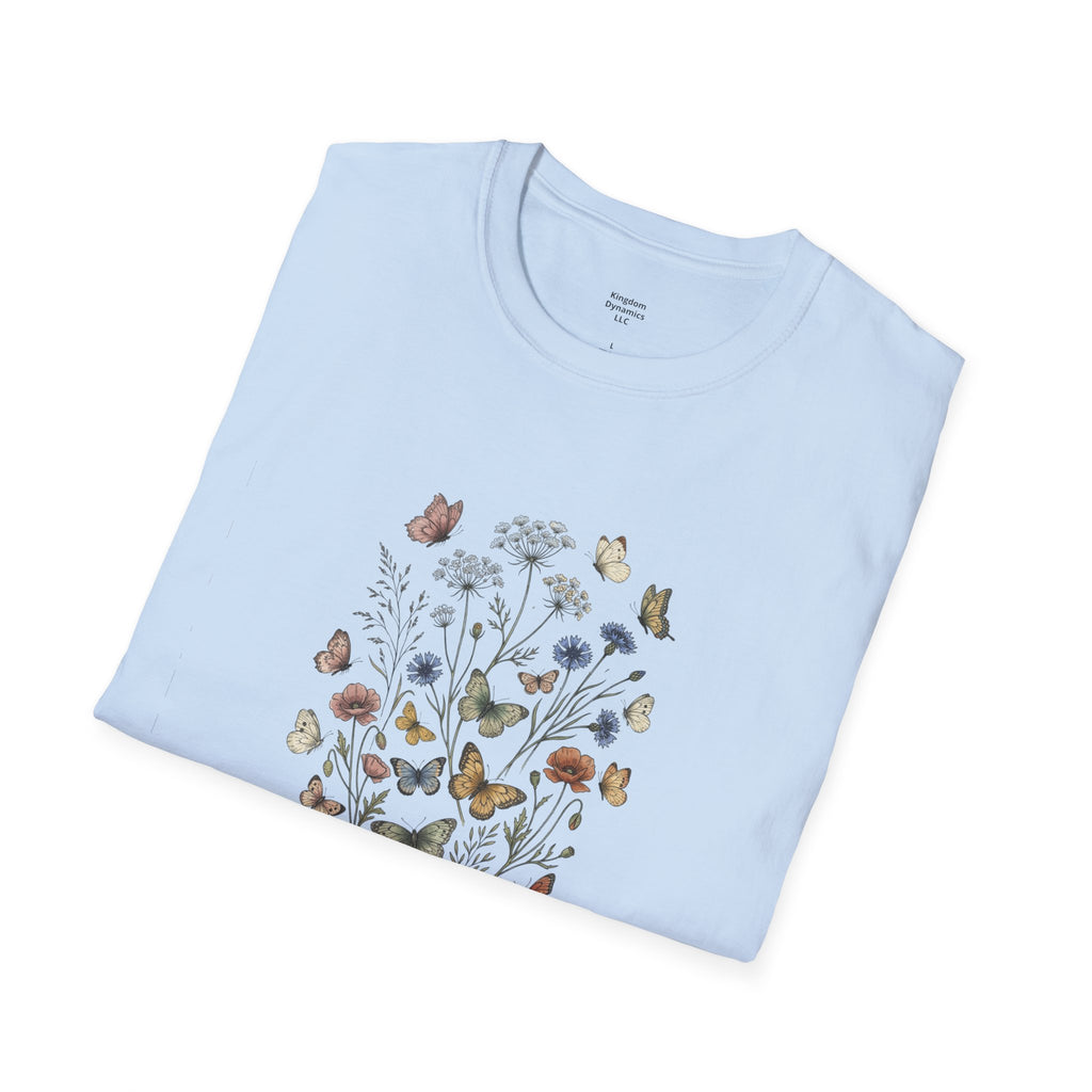 Butterfly Faith T-Shirt — "I Can Do All Things Through Christ" Inspirational Christian Tee