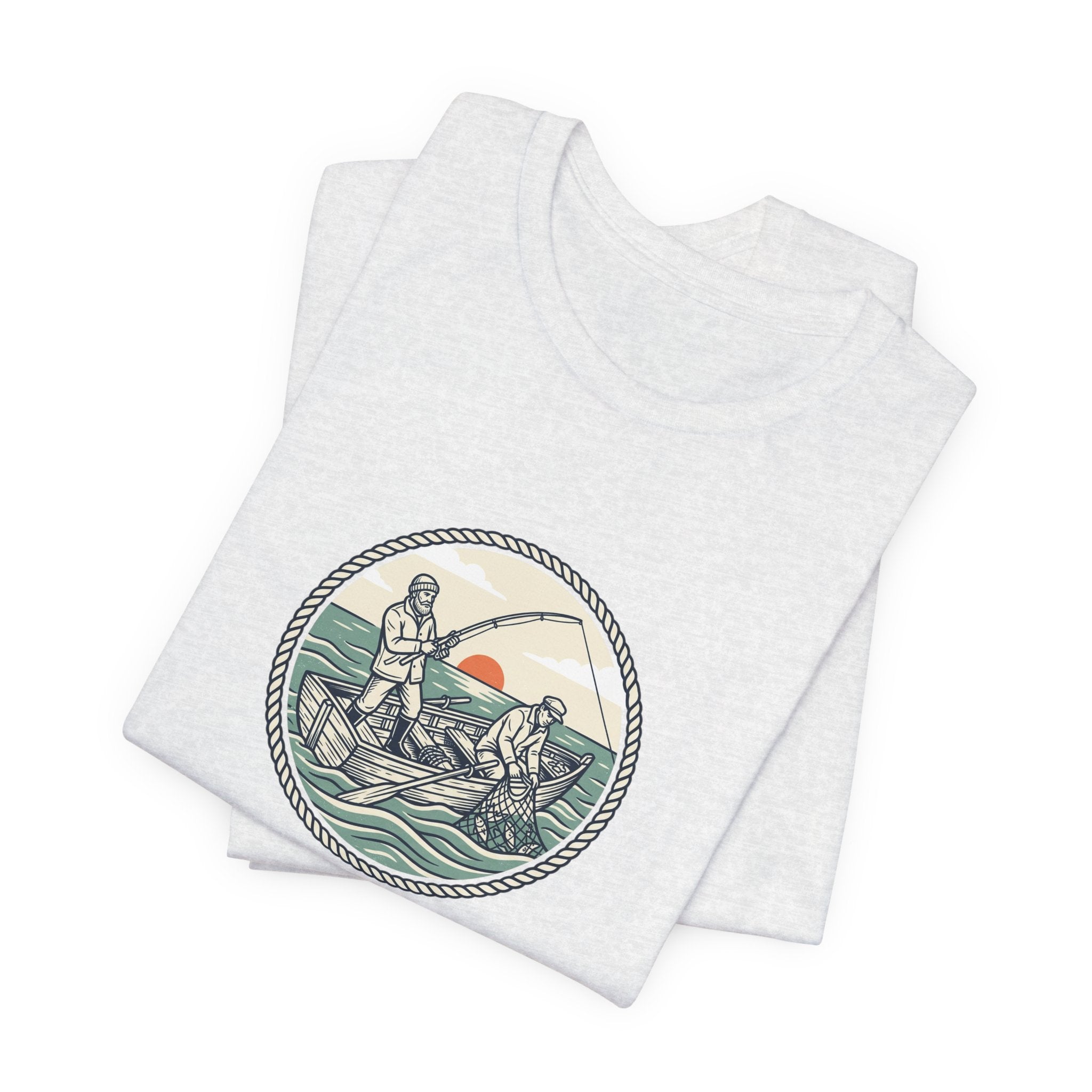 Follow Me Fishermen T-Shirt – Matthew 4:19 Christian Fishing Tee