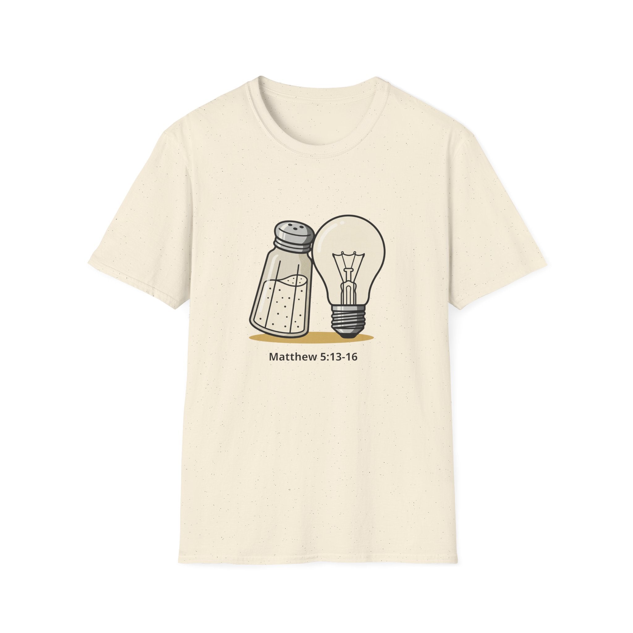 Personalized Salt & Light T-Shirt — Custom Name & Date (Matthew 5:13-16)