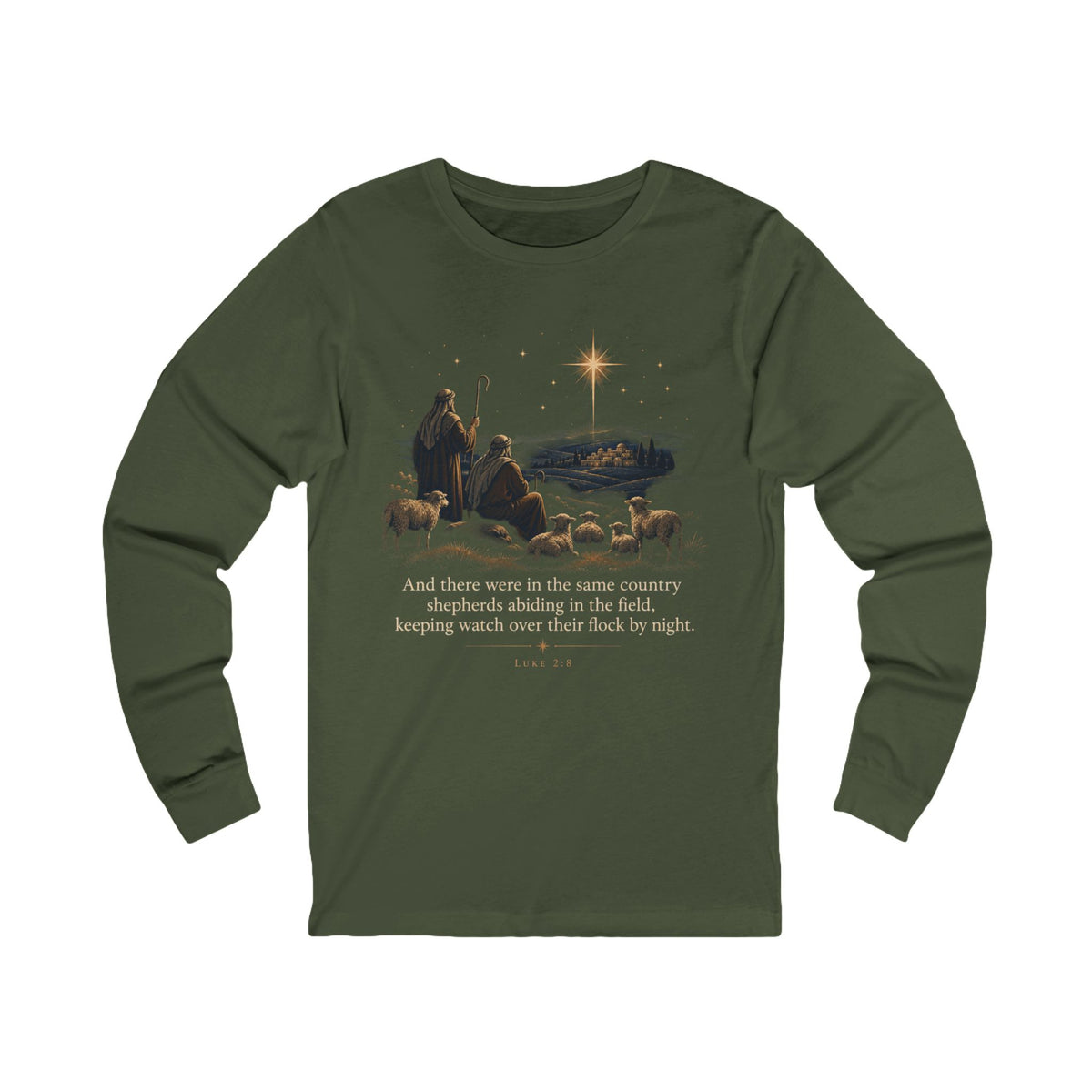 Nativity Scene Christmas Long Sleeve T-Shirt
