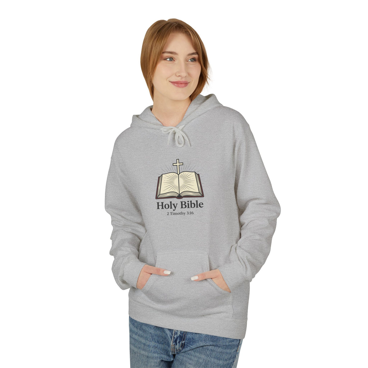 Holy Bible Hoodie — 1 Timothy 3:16 Scripture Pullover