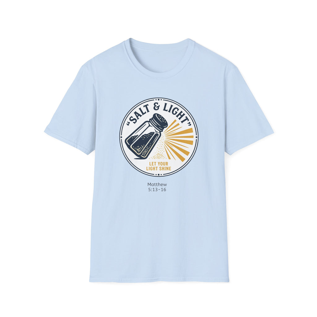 Salt & Light T‑Shirt — Matthew 5:13-16 Inspirational Christian Tee