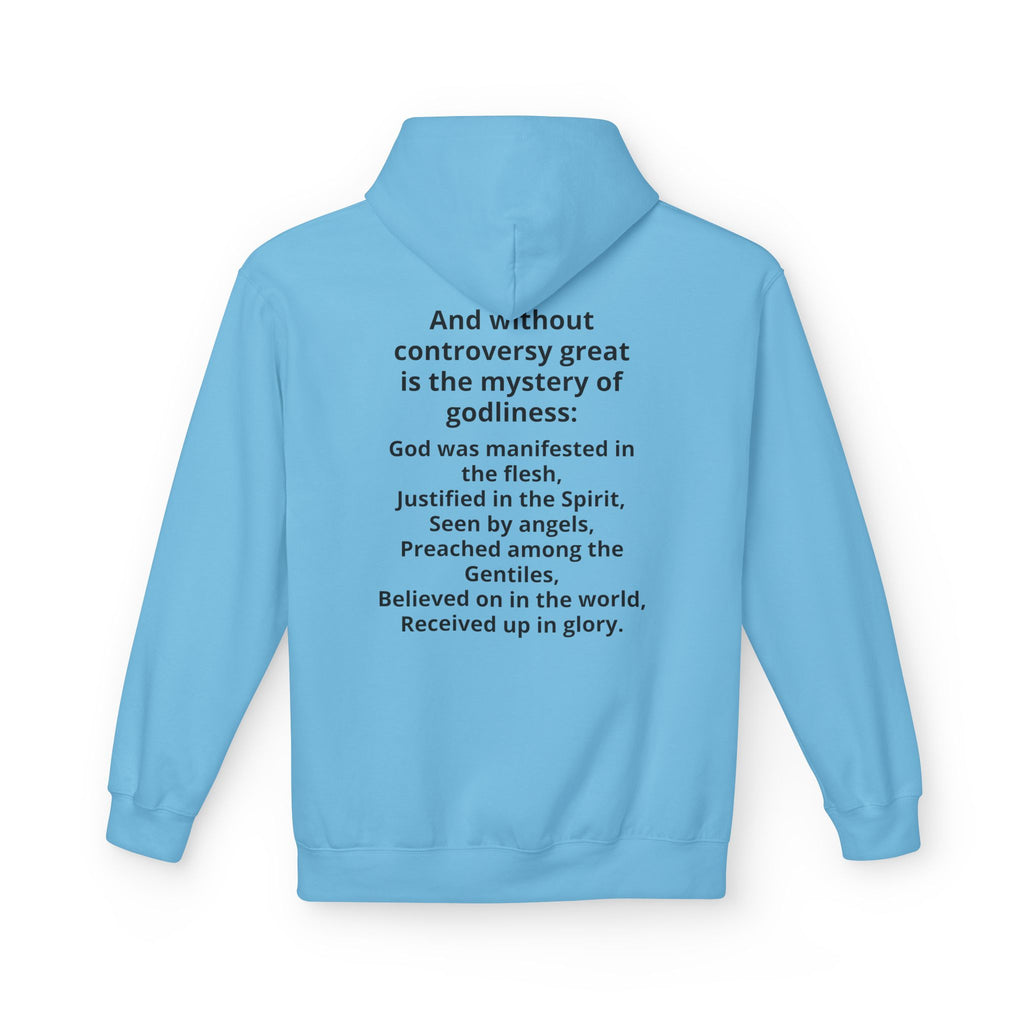 Holy Bible Hoodie — 1 Timothy 3:16 Scripture Pullover