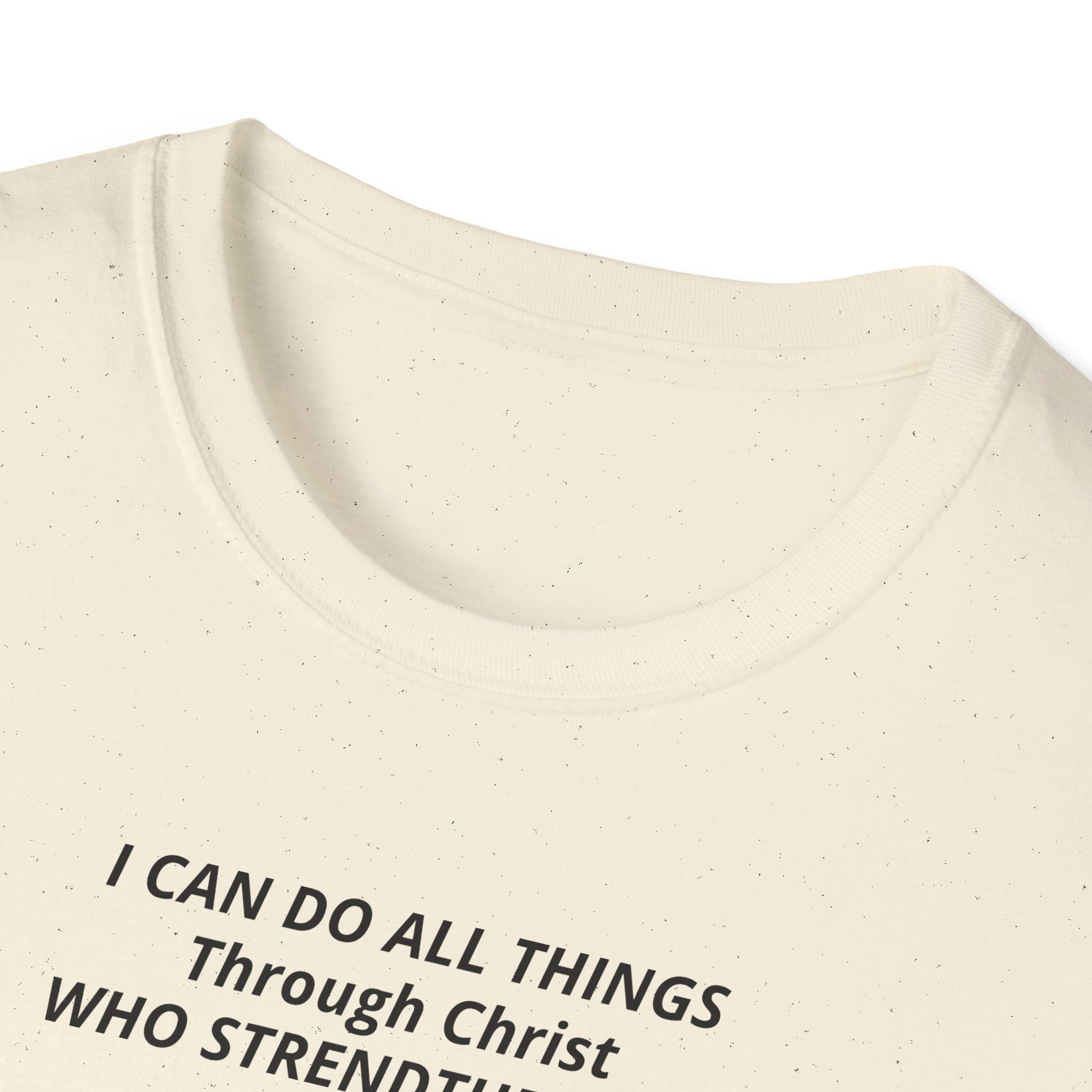 Butterfly Faith T-Shirt — "I Can Do All Things Through Christ" Inspirational Christian Tee