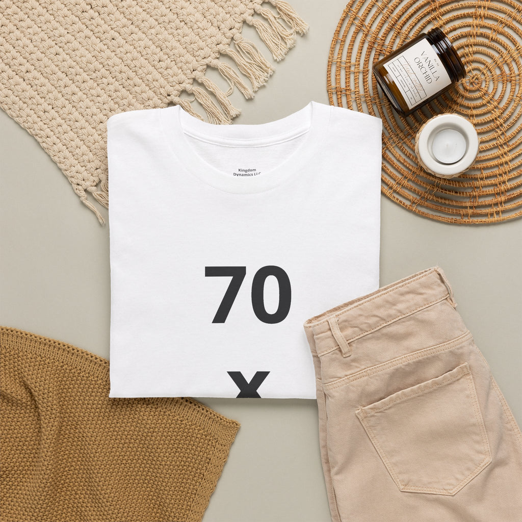 Christian Tee — "7 x 70" Matthew 18:22 Forgiveness T-Shirt