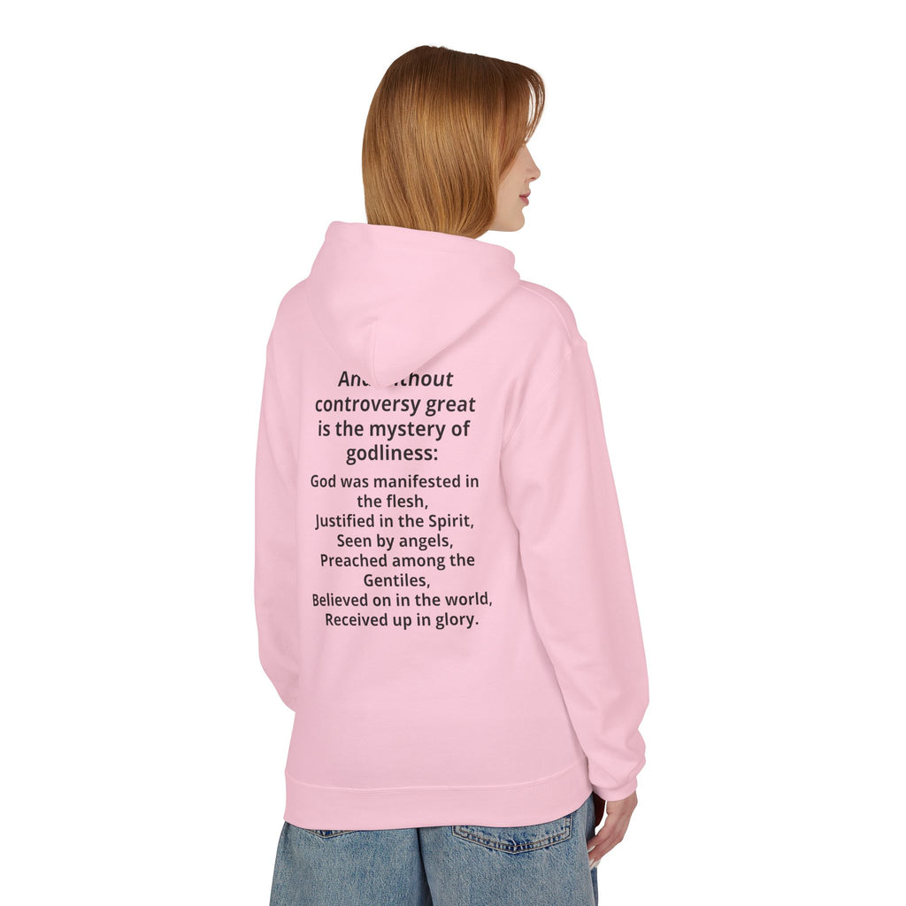 Holy Bible Hoodie — 1 Timothy 3:16 Scripture Pullover