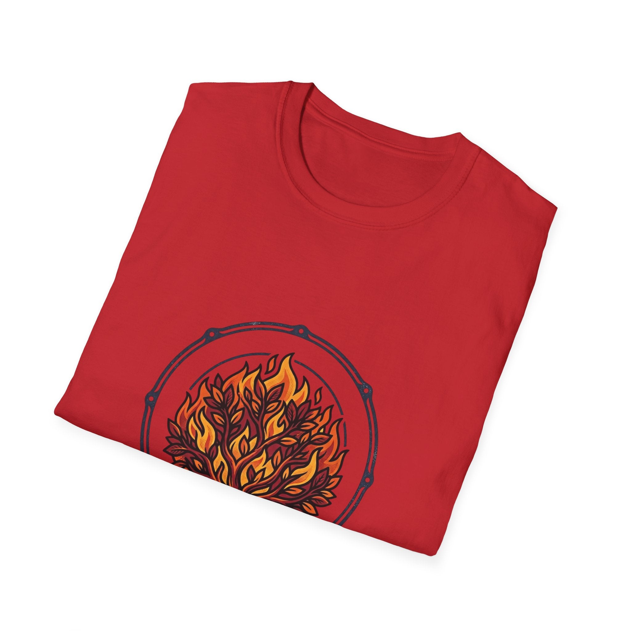 Burning Bush T-Shirt - Exodus 3:1-5 Christian Faith Tee
