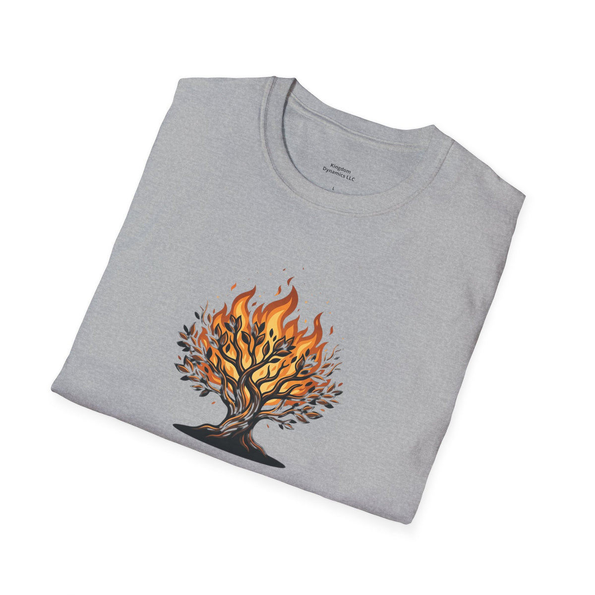 Burning Bush T-Shirt - Exodus 3:1-5 Christian Faith Tee