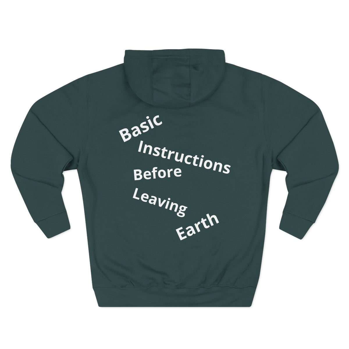 Bible Verse Hoodie — 2 Timothy 2:15 Open Book Design (Basic Instructions Before Leaving Earth)