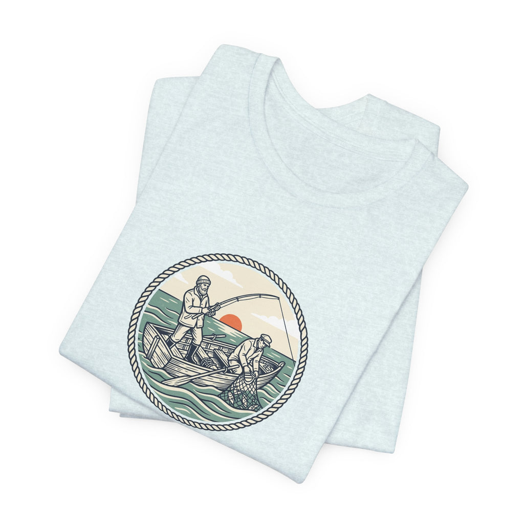 Follow Me Fishermen T-Shirt – Matthew 4:19 Christian Fishing Tee