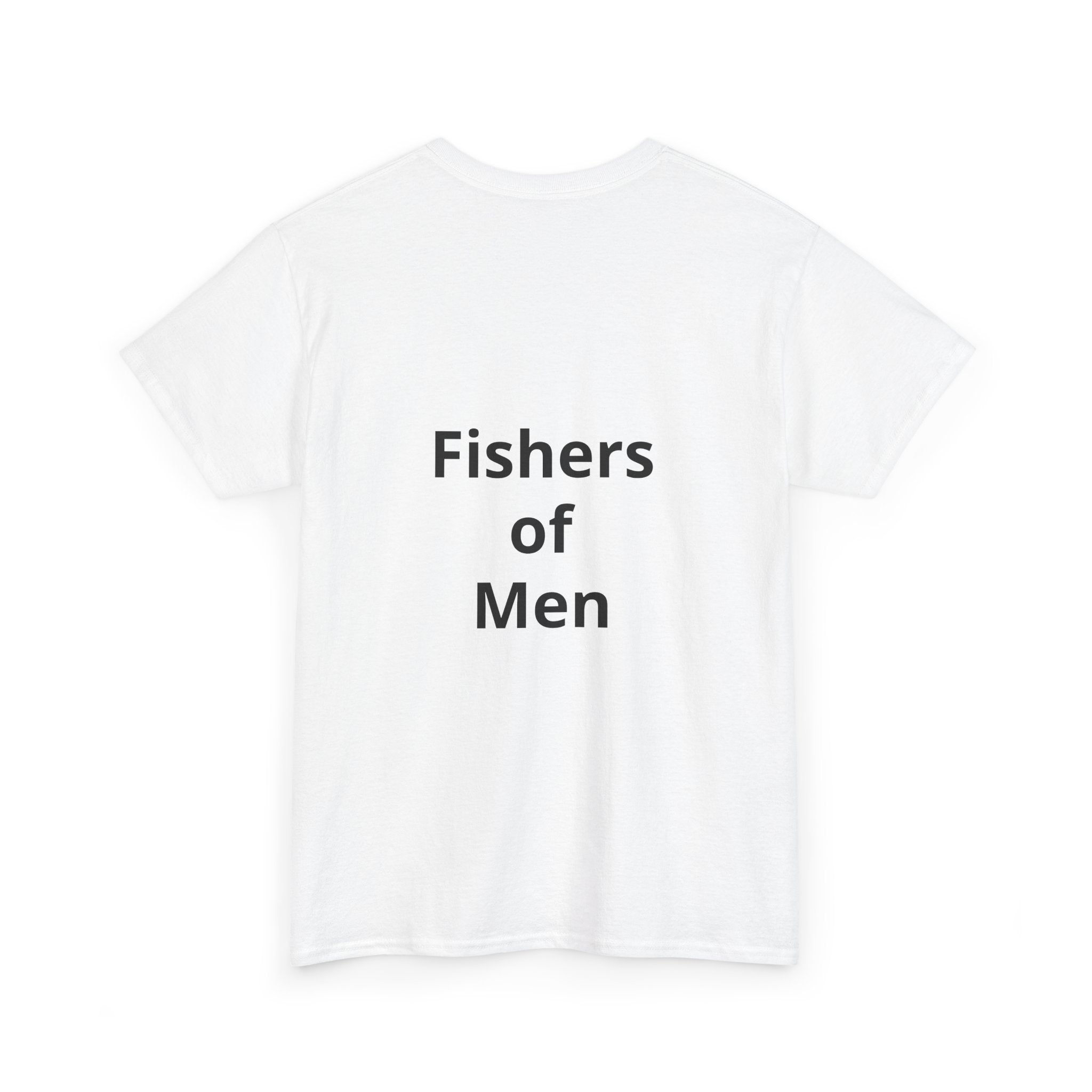 Christian Fish Tee — "Fish of Life" Front + "Fishers of Men" Back