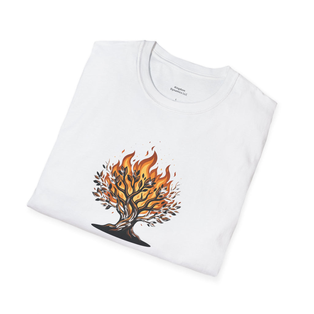 Burning Bush T-Shirt - Exodus 3:1-5 Christian Faith Tee