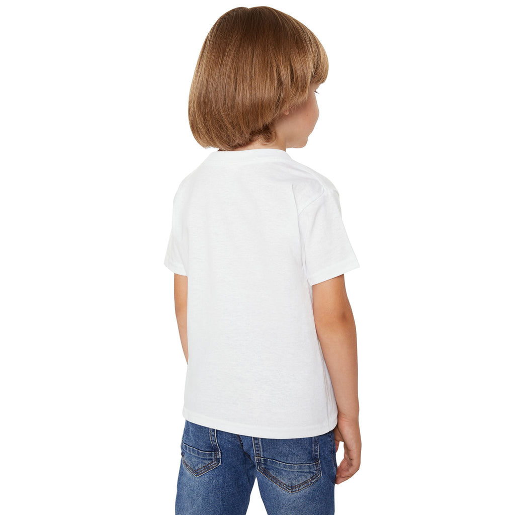Toddler T‑Shirt — Cute Sea Turtle with Colossians 3:20 Bible Verse