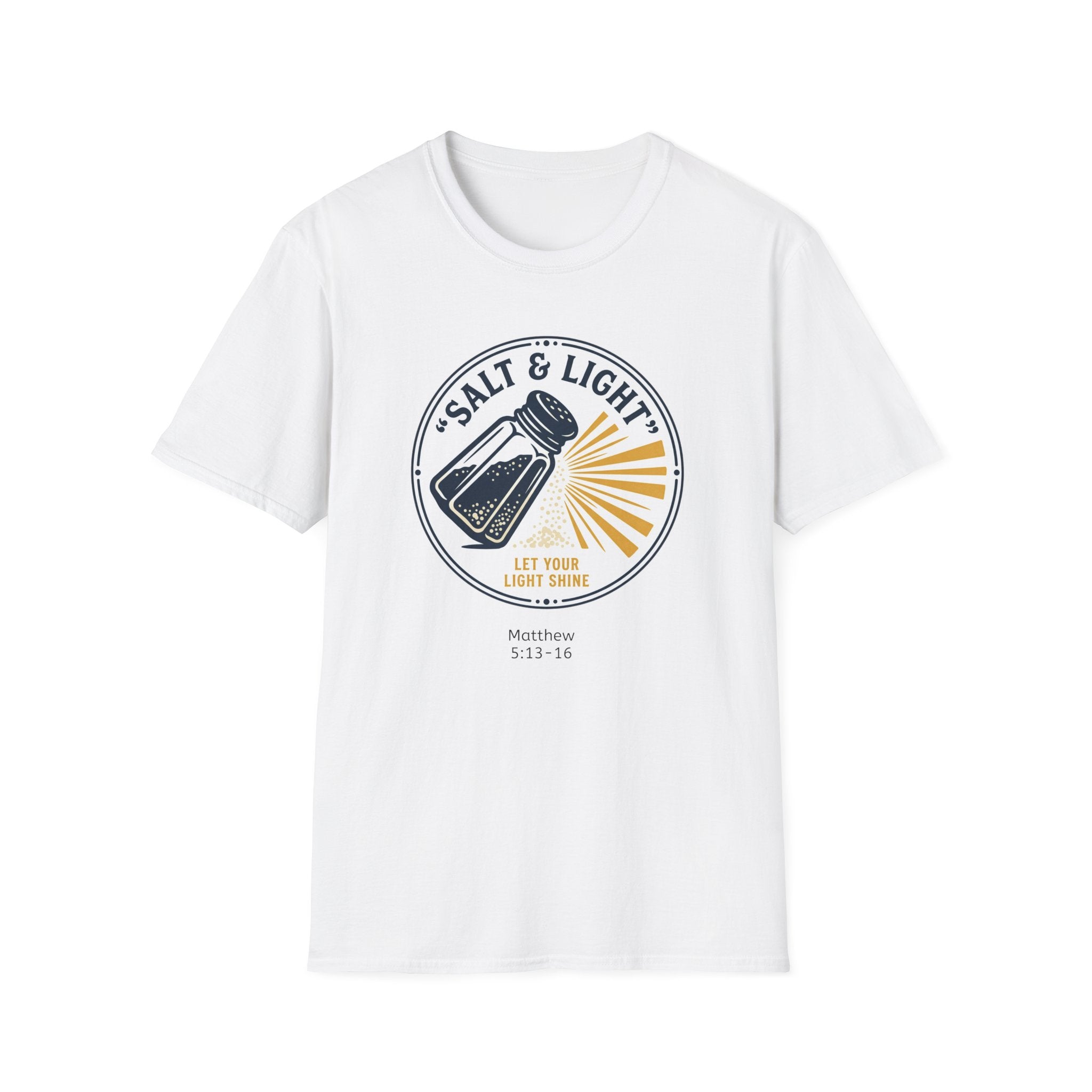 Salt & Light T‑Shirt — Matthew 5:13-16 Inspirational Christian Tee