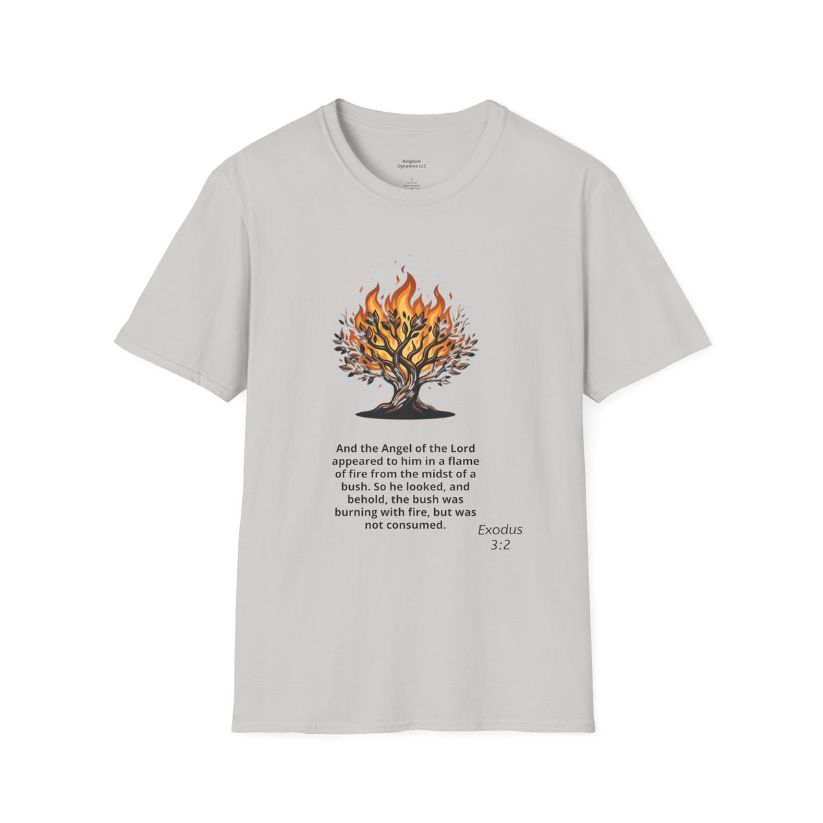 Burning Bush T-Shirt - Exodus 3:1-5 Christian Faith Tee