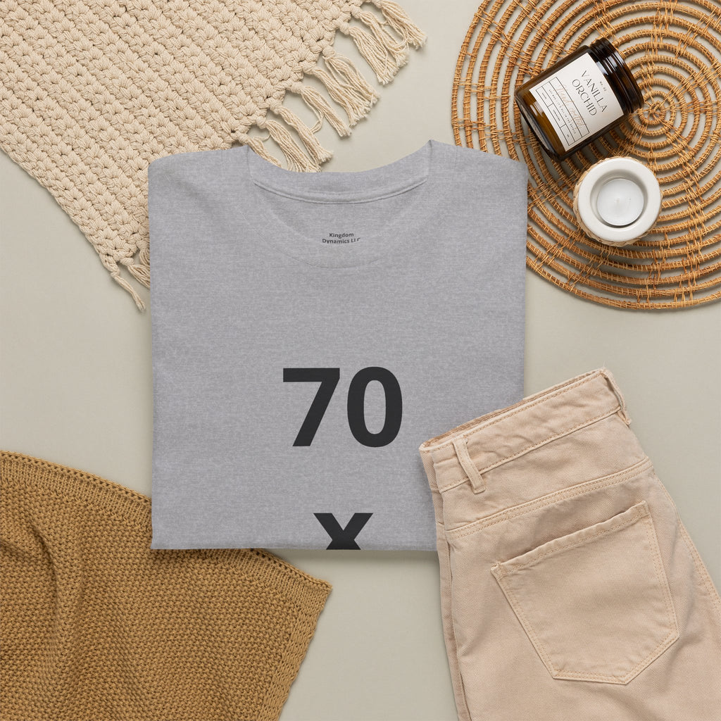 Christian Tee — "7 x 70" Matthew 18:22 Forgiveness T-Shirt