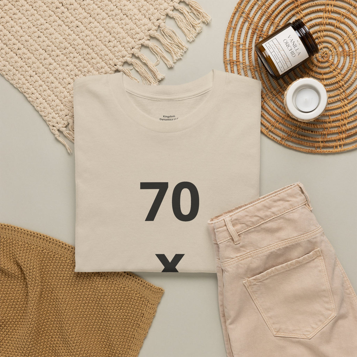 Christian Tee — "7 x 70" Matthew 18:22 Forgiveness T-Shirt