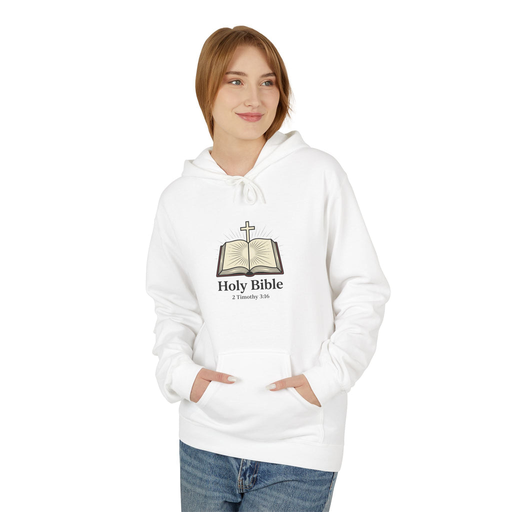 Holy Bible Hoodie — 1 Timothy 3:16 Scripture Pullover