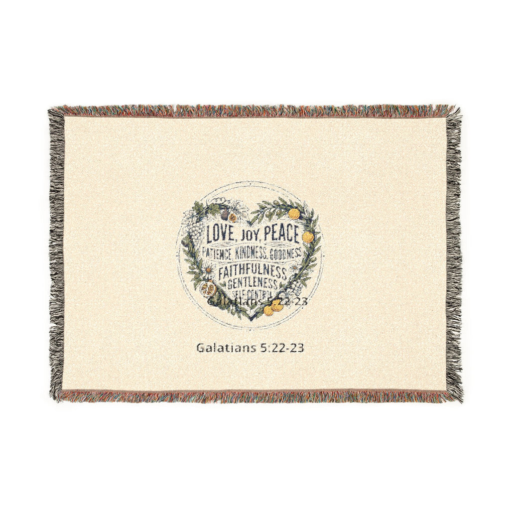 Woven Blanket: Cozy Map Heart Throw Blanket — Home City Heartbeat Design