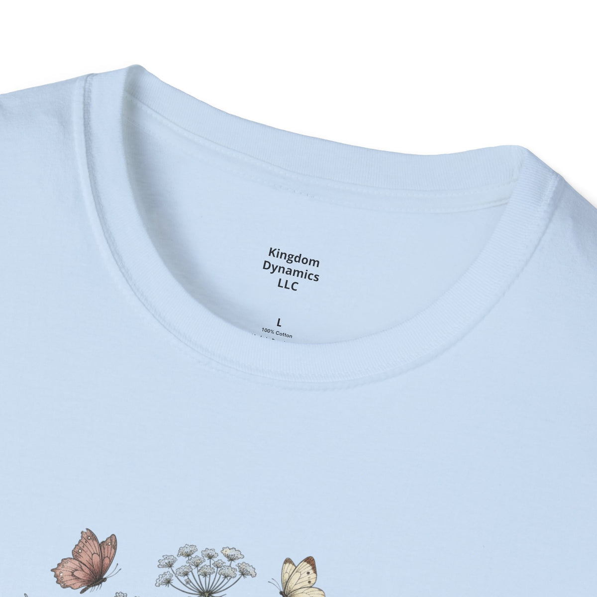 Butterfly Faith T-Shirt — "I Can Do All Things Through Christ" Inspirational Christian Tee
