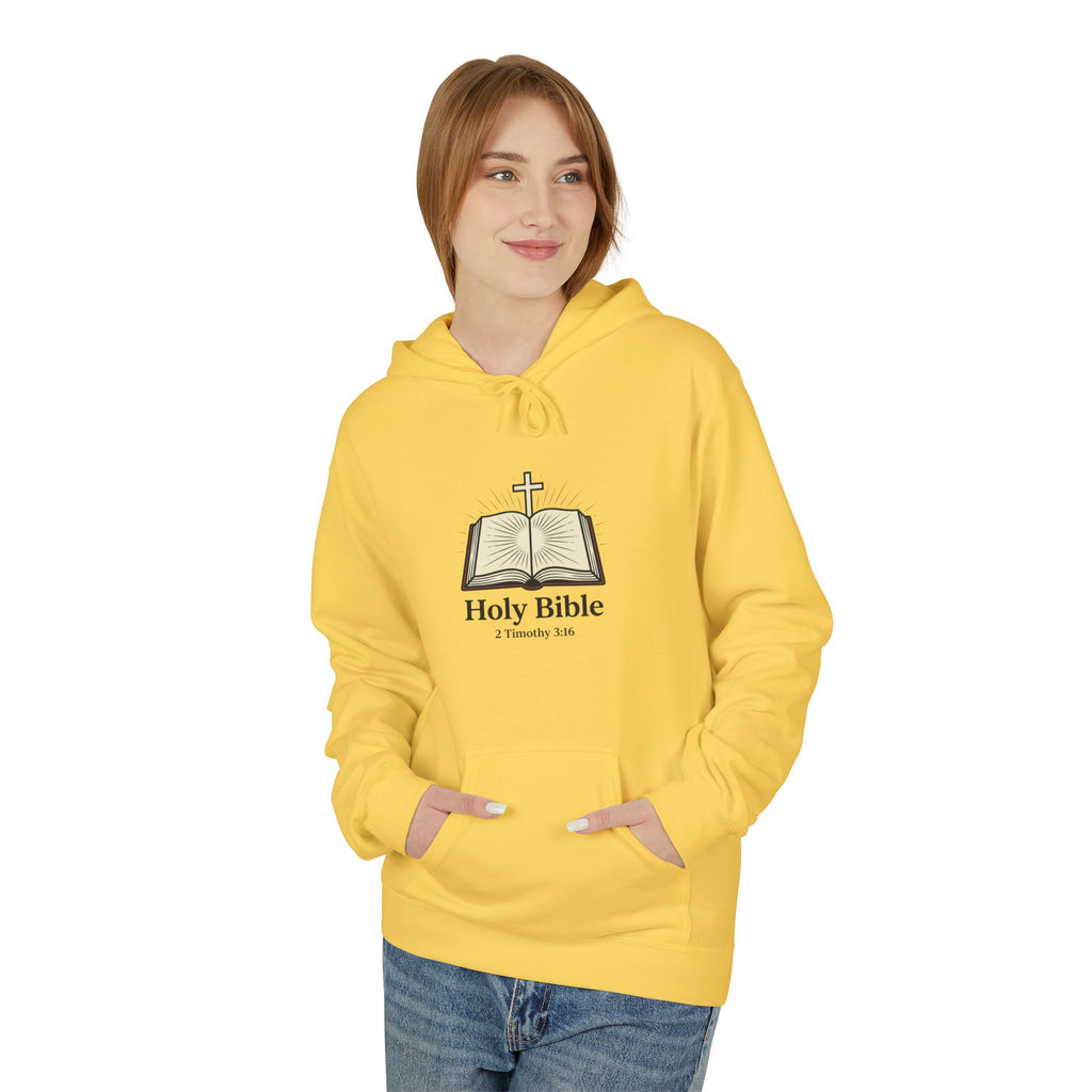 Holy Bible Hoodie — 1 Timothy 3:16 Scripture Pullover