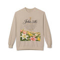 John 3:16 Christian Floral Bible Verse Sweatshirt