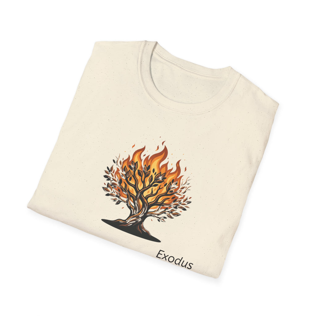 Burning Bush T-Shirt - Exodus 3:1-5 Christian Faith Tee