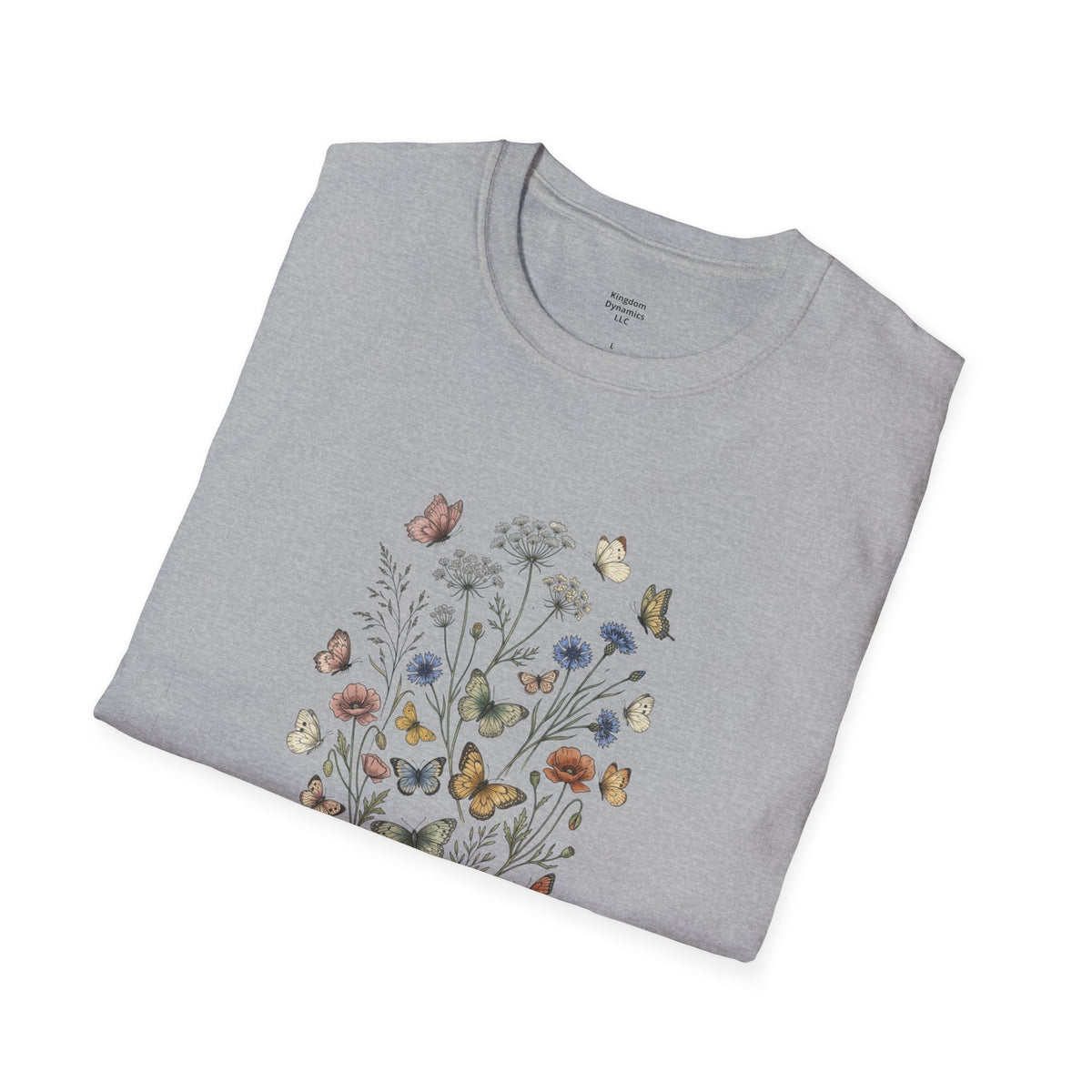 Butterfly Faith T-Shirt — "I Can Do All Things Through Christ" Inspirational Christian Tee