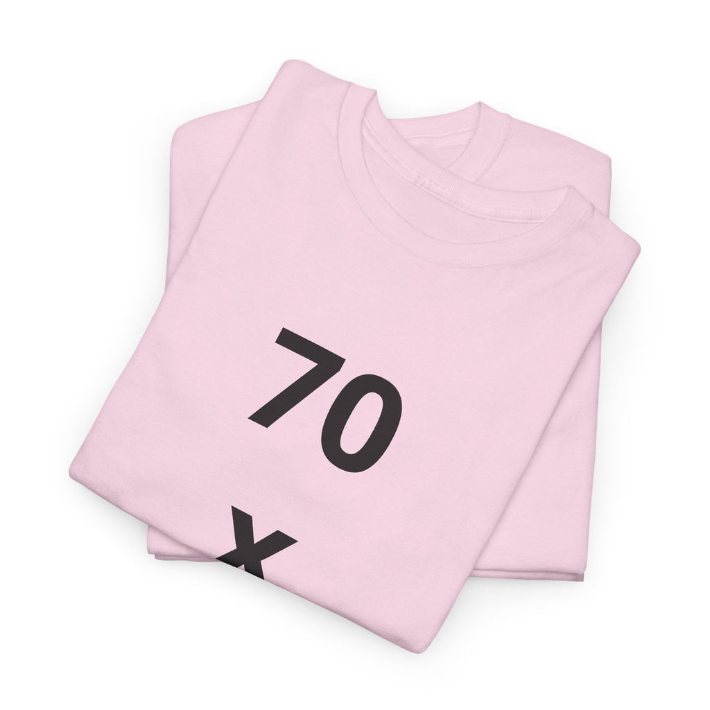 Christian Tee — "7 x 70" Matthew 18:22 Forgiveness T-Shirt