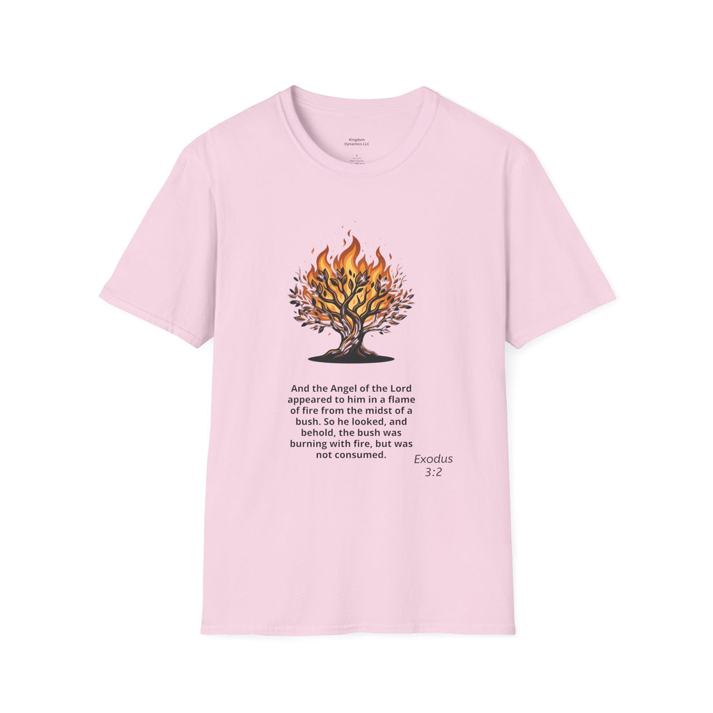 Burning Bush T-Shirt - Exodus 3:1-5 Christian Faith Tee