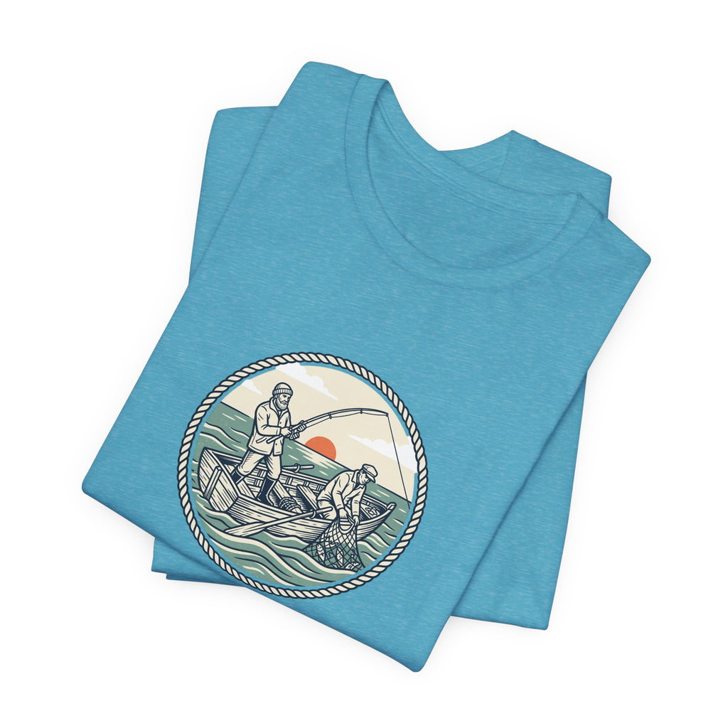 Follow Me Fishermen T-Shirt – Matthew 4:19 Christian Fishing Tee