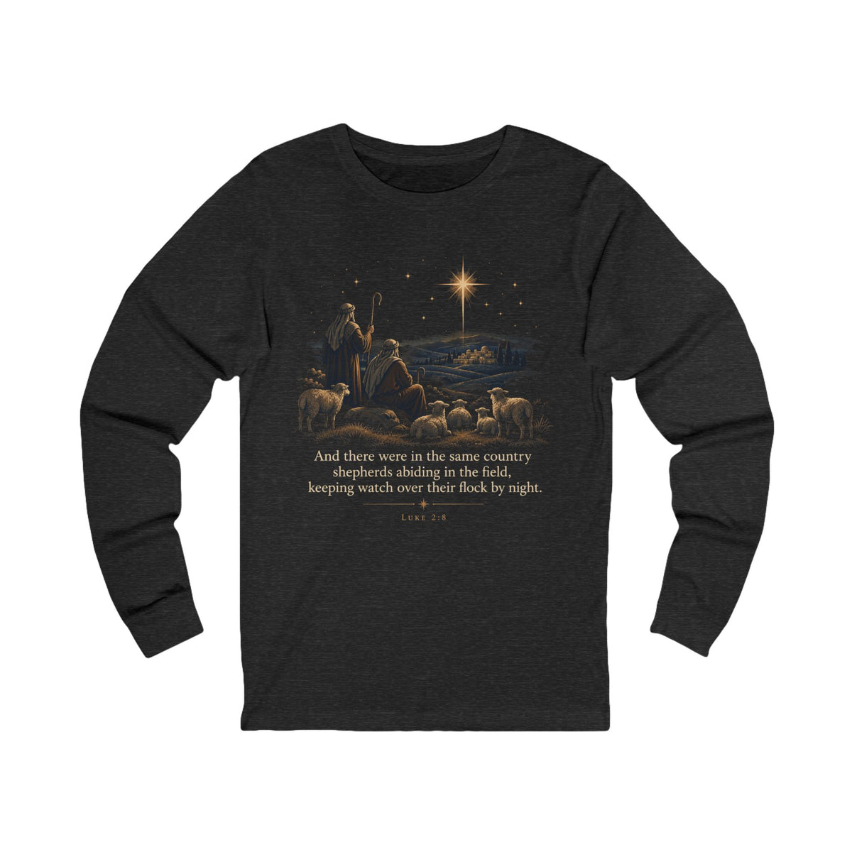 Nativity Scene Christmas Long Sleeve T-Shirt