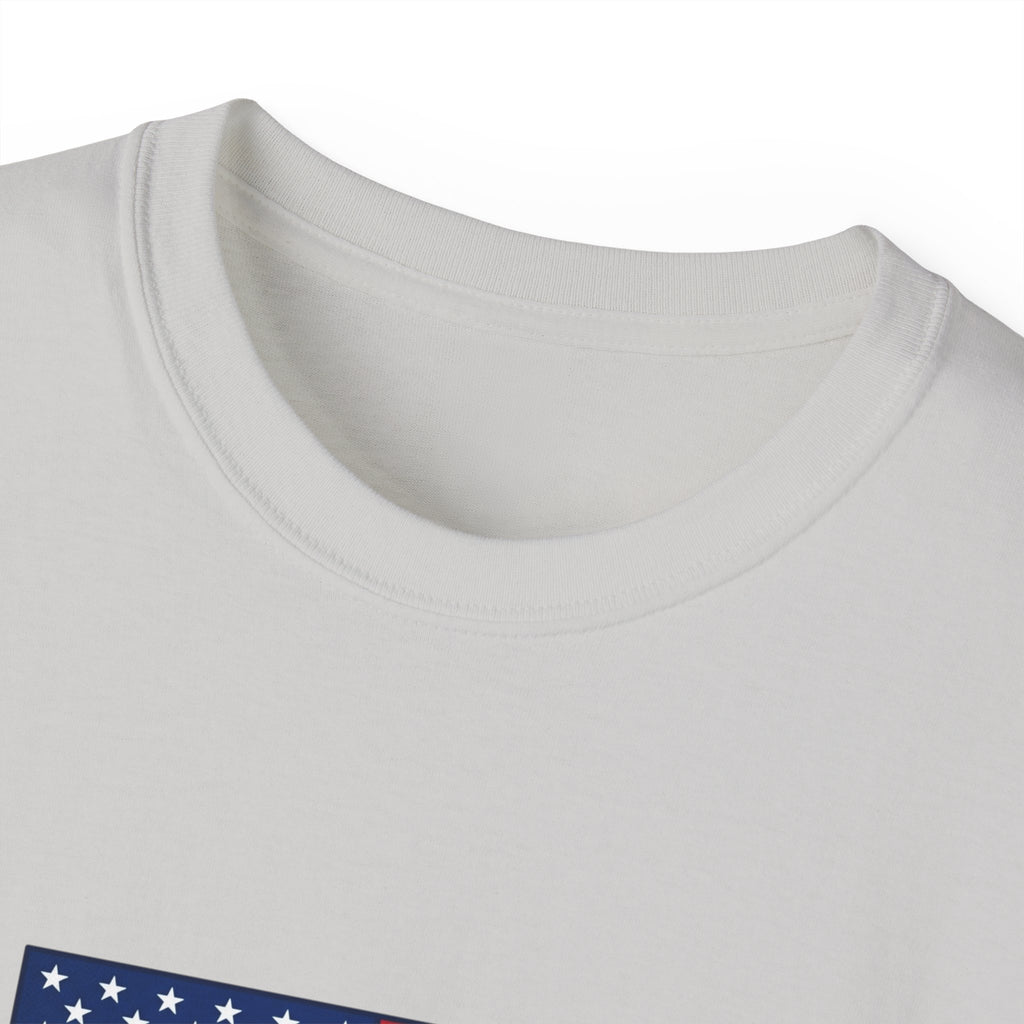 American Flag Psalm 33:12 T-Shirt — Patriotic Christian Tee