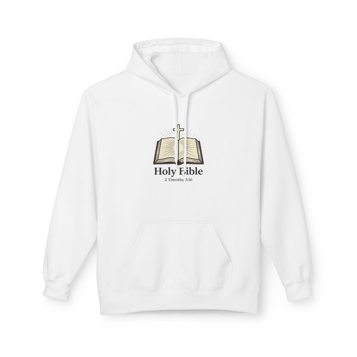 Holy Bible Hoodie — 1 Timothy 3:16 Scripture Pullover
