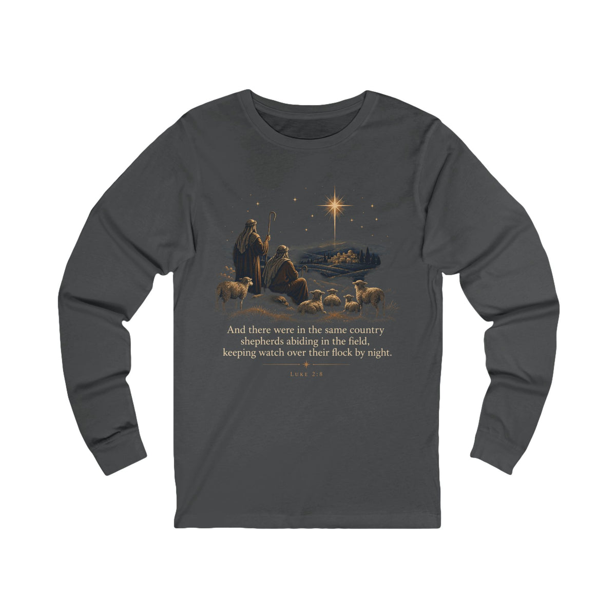 Nativity Scene Christmas Long Sleeve T-Shirt