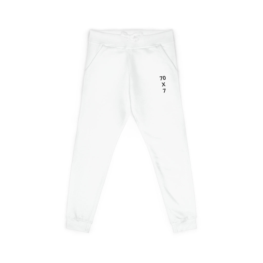 Embroidered "70 x 7" Fleece Sweatpants — Minimal Comfort Joggers