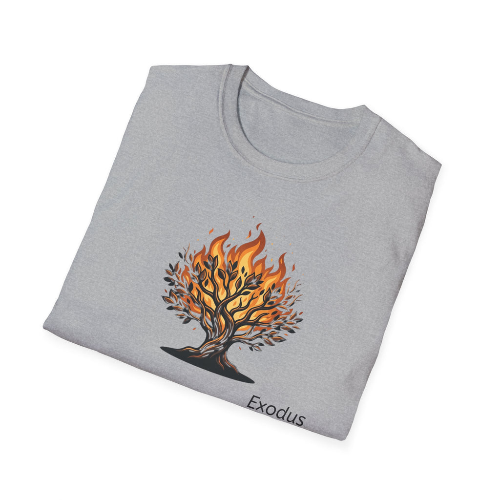 Burning Bush T-Shirt - Exodus 3:1-5 Christian Faith Tee