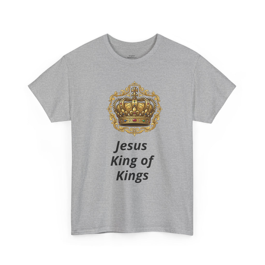 Jesus King of Kings T-Shirt — Christian Cross Faith Tee